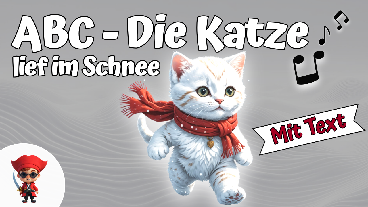 Vorschaubild zum Kinderlied ABC, die Katze lief im Schnee – Kinderlied