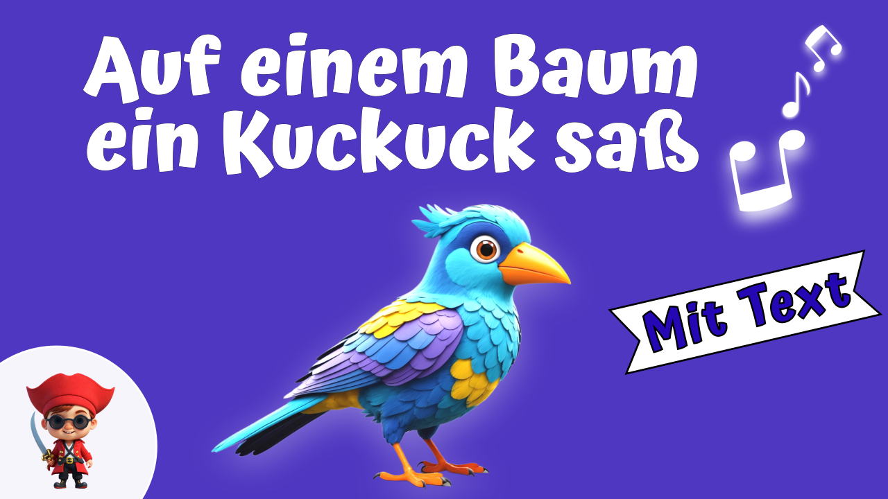 Vorschaubild zum Kinderlied Auf einem Baum ein Kuckuck saß – Kinderlied
