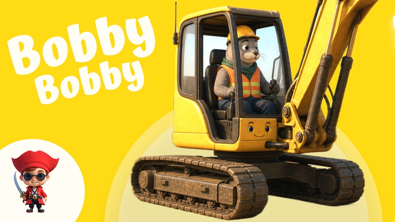 Bobbys Baumaschinenhandel – Bagger, Kran und Radlader im Kinderlied