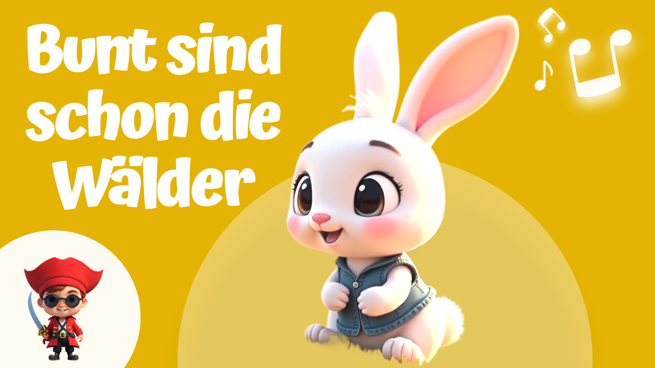 Vorschaubild zum Kinderlied Bunt sind schon die Wälder – Herbstlied