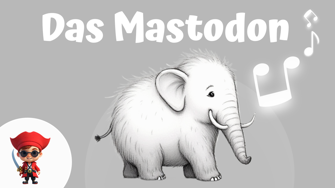Vorschaubild zum Kinderlied Das Mastodon der Urzeit – Kinderlied