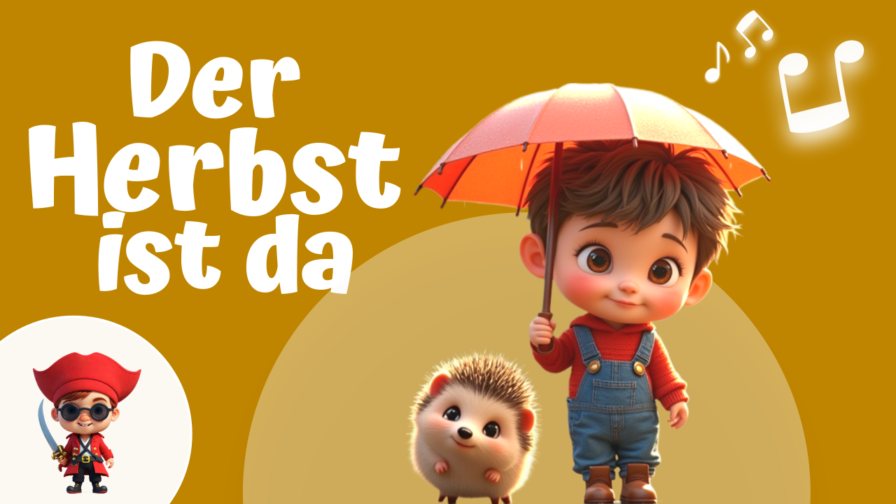Vorschaubild zum Kinderlied Der Herbst ist da – Herbstlied für Kinder