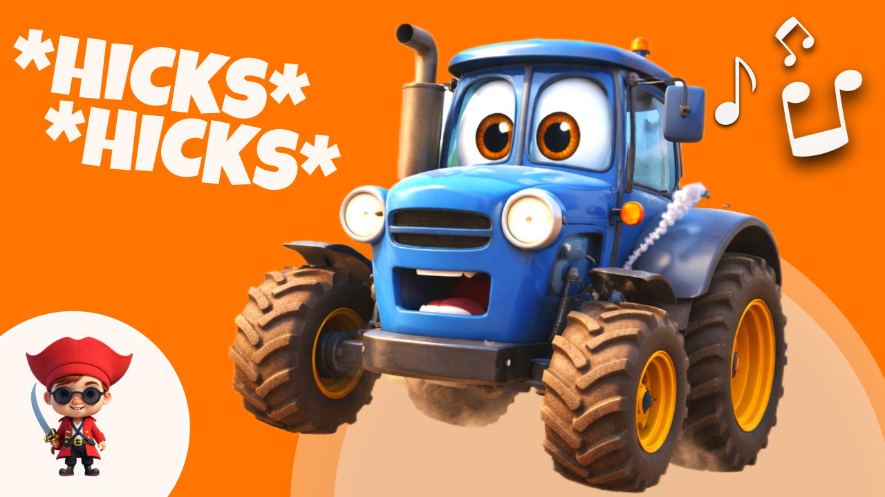 Vorschaubild zum Kinderlied Der Traktor hat Schluckauf – Lustiges Traktorlied für Kinder