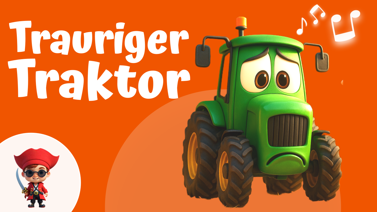 Vorschaubild zum Kinderlied Der traurige Traktor – Kinderlied