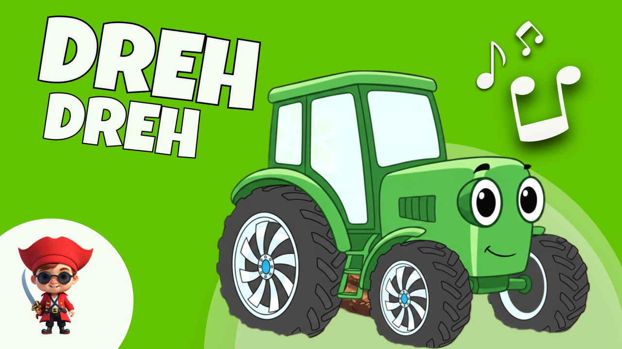 Vorschaubild zum Kinderlied Die Räder vom Traktor – Kinderlieder zum Mitsingen