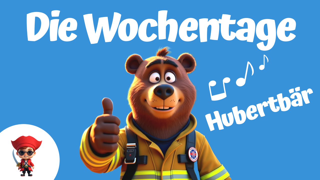 Vorschaubild zum Kinderlied Die Wochentage – Kinderlied zum Lernen