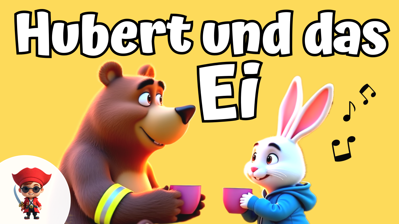 Vorschaubild zum Kinderlied Hubert Bär und das Ei – Osterlied