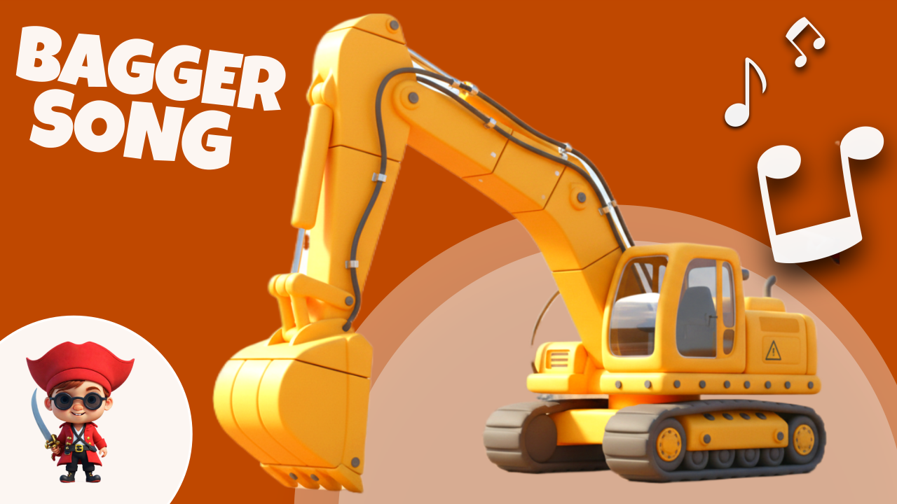 Vorschaubild zum Kinderlied Papa fährt Bagger – Baggerlied für Kinder