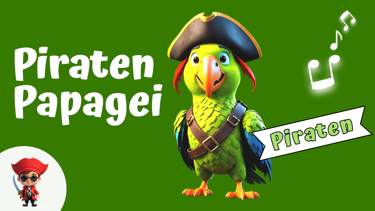 Vorschaubild zum Kinderlied Piraten Papagei – Piratenlied