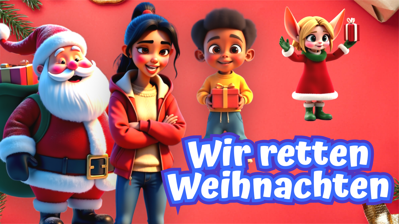 Vorschaubild zum Kinderlied Wir retten Weihnachten – Weihnachtsgeschichte